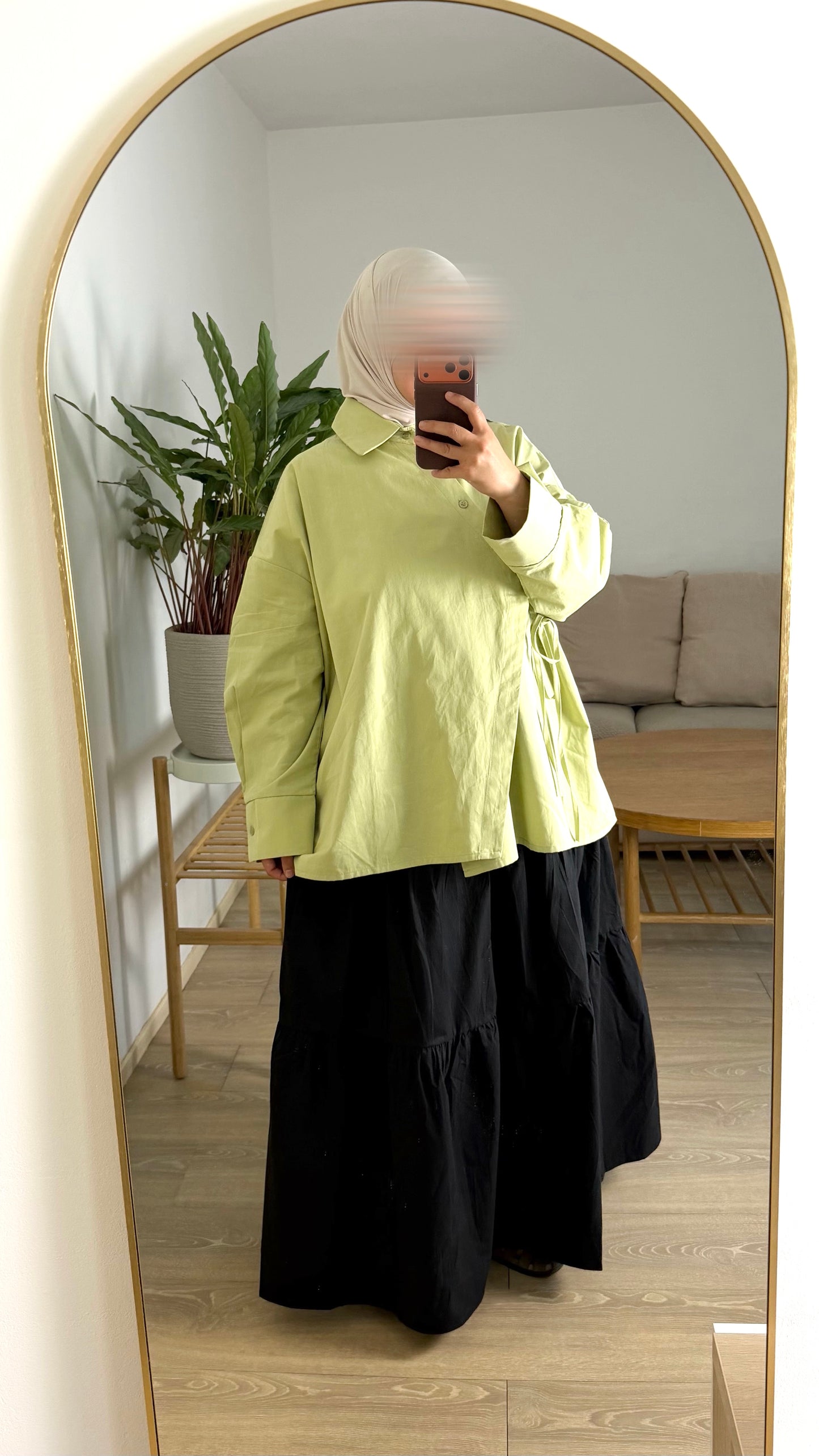 Jupe longue à étages