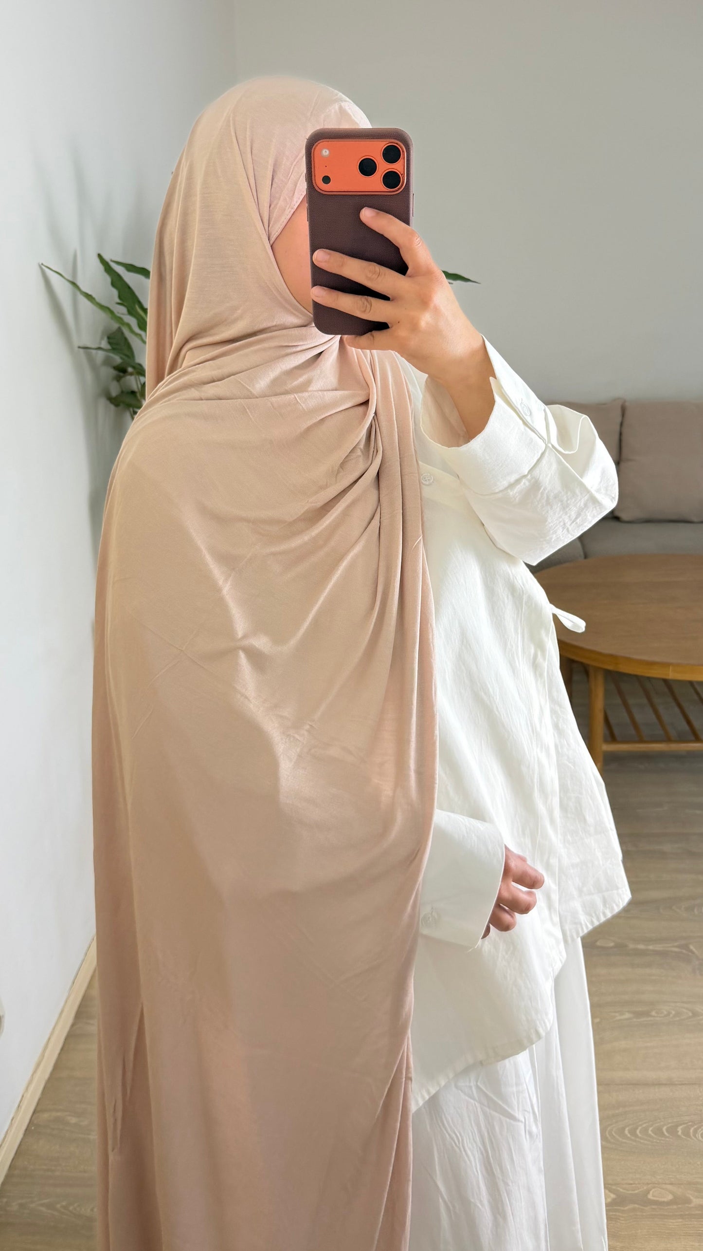 Hijab jersey bambou