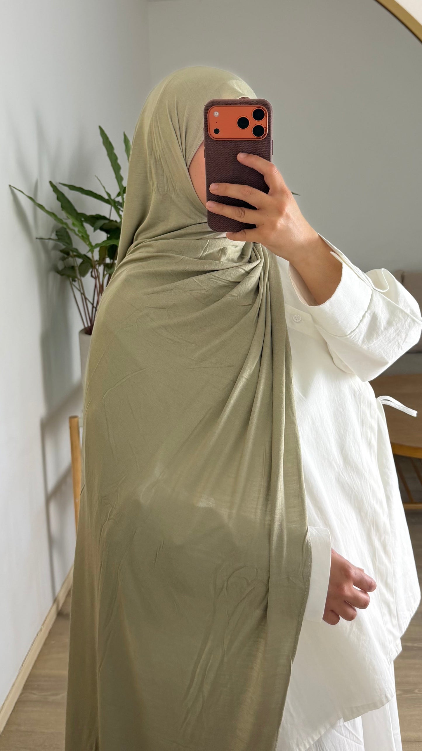Hijab jersey bambou