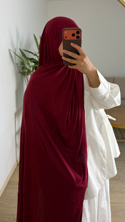 Hijab jersey bambou