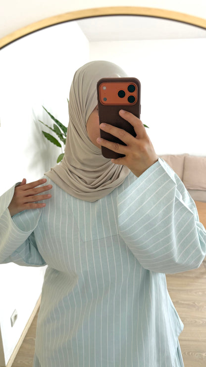 Ensemble coton rayé
