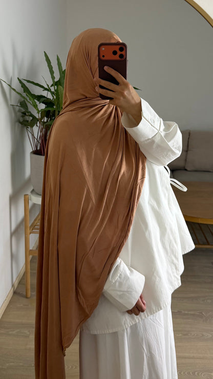 Hijab jersey bambou