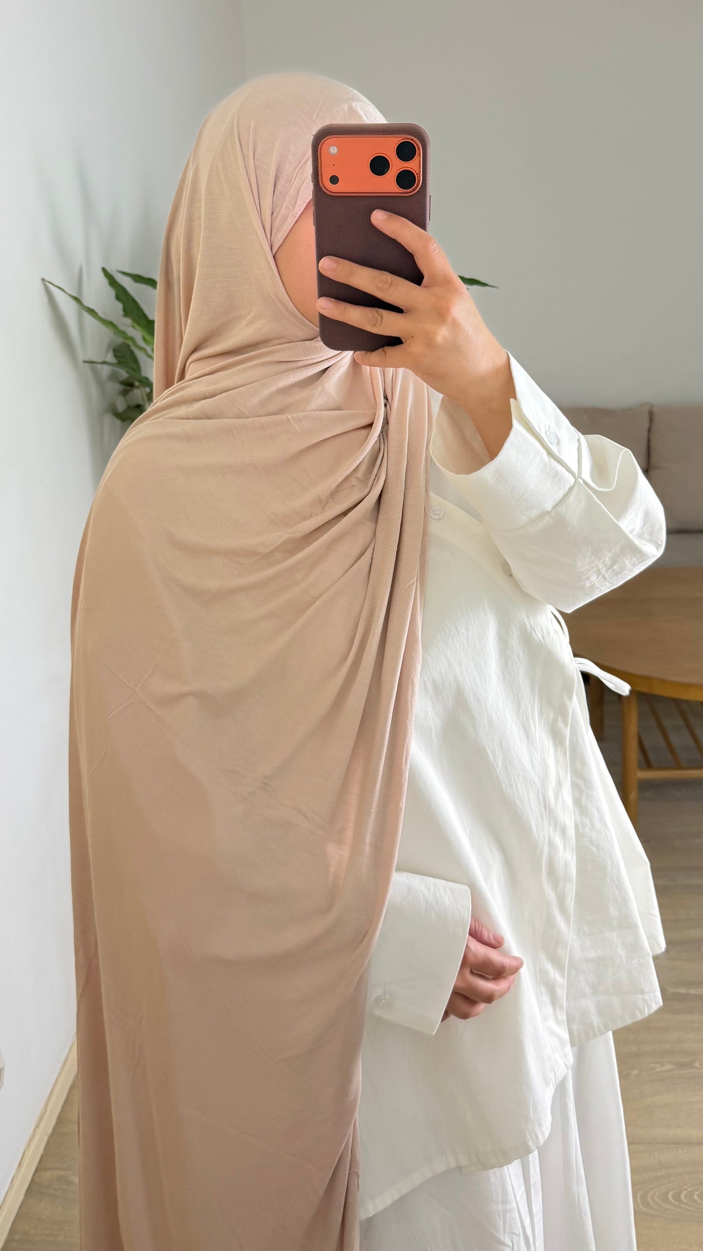 Hijab jersey bambou