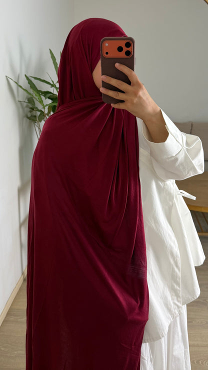 Hijab jersey bambou